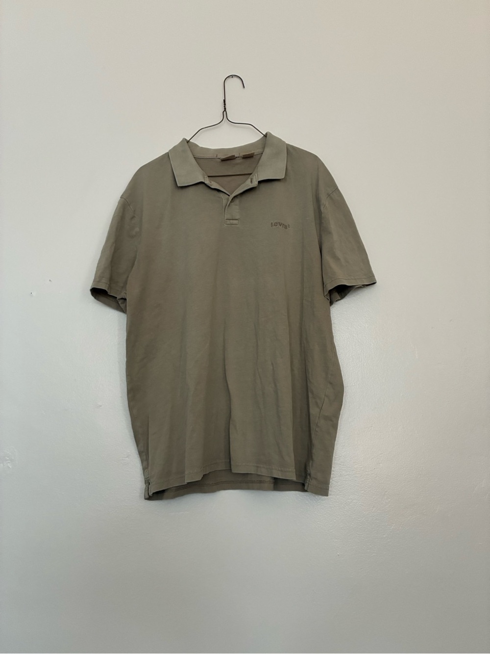 Levi's Men's Polo in Olive-Toned Green